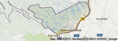 Oberwiesental-map a